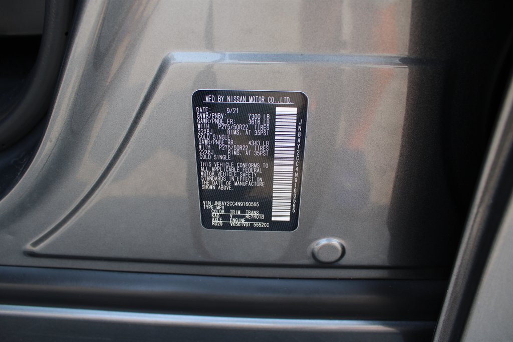 2022 Nissan Armada - $27,995