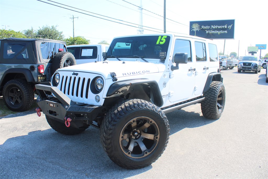 White 2015 Jeep Wrangler SUV / Crossover Four-Wheel Drive Automatic