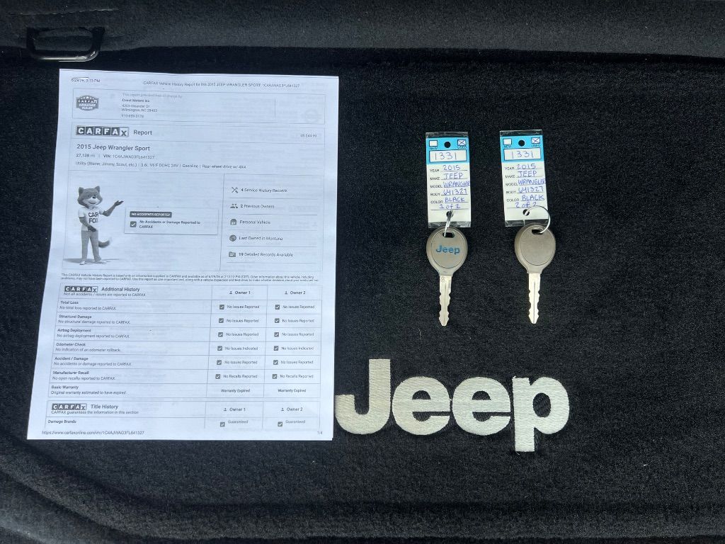 2015 Jeep Wrangler - $18,698