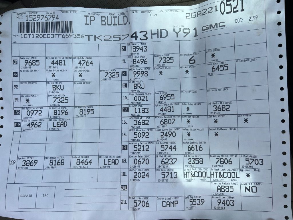 2015 GMC Sierra 2500 - $39,993