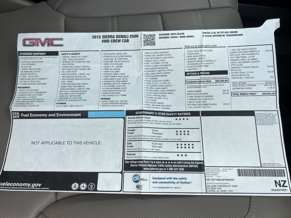 2015 GMC Sierra 2500 - $39,993