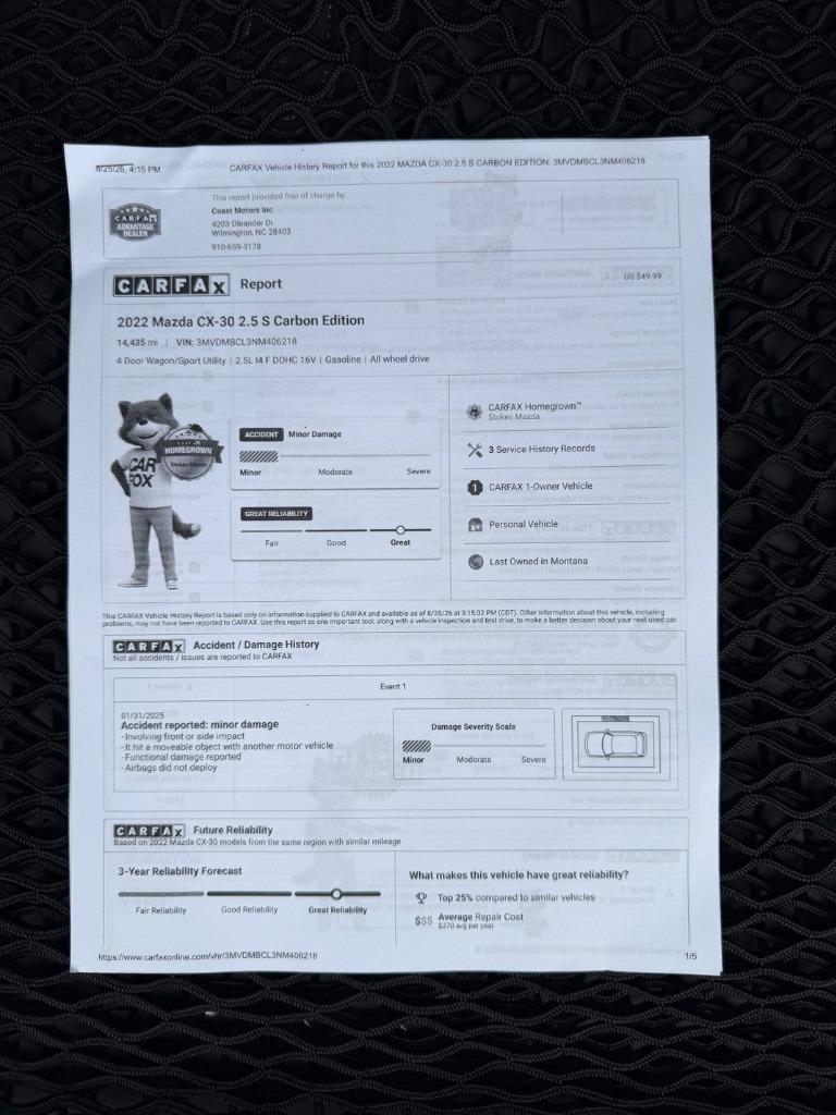 2022 MAZDA CX-3 - $24,414