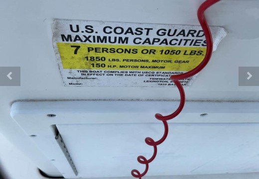2022 TIDEWATER 1910 BAY MAX - $34,500
