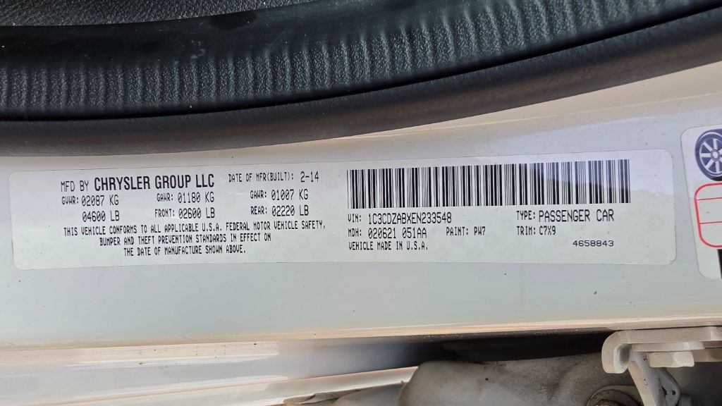 2014 Dodge Avenger - $7,900