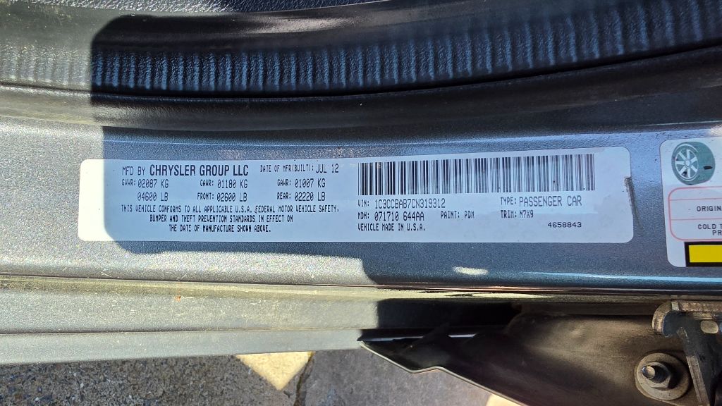 2012 Chrysler 200 - $7,500