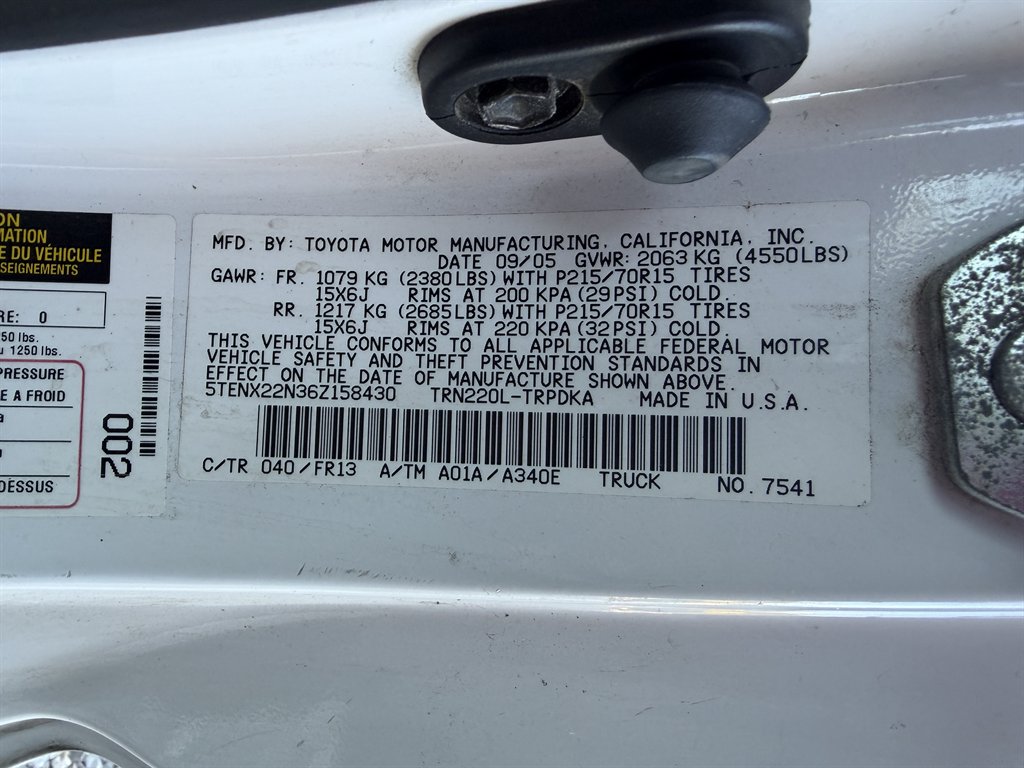 2006 Toyota Tacoma - $8,900