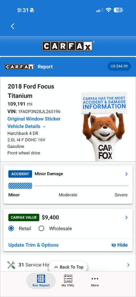 2018 Ford Focus