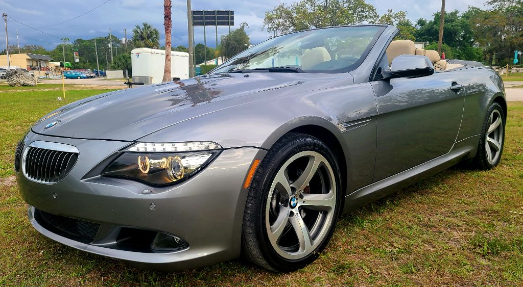 Gray 2010 BMW 6 Series 650i Convertible RWD Convertible Rear-Wheel Drive Automatic