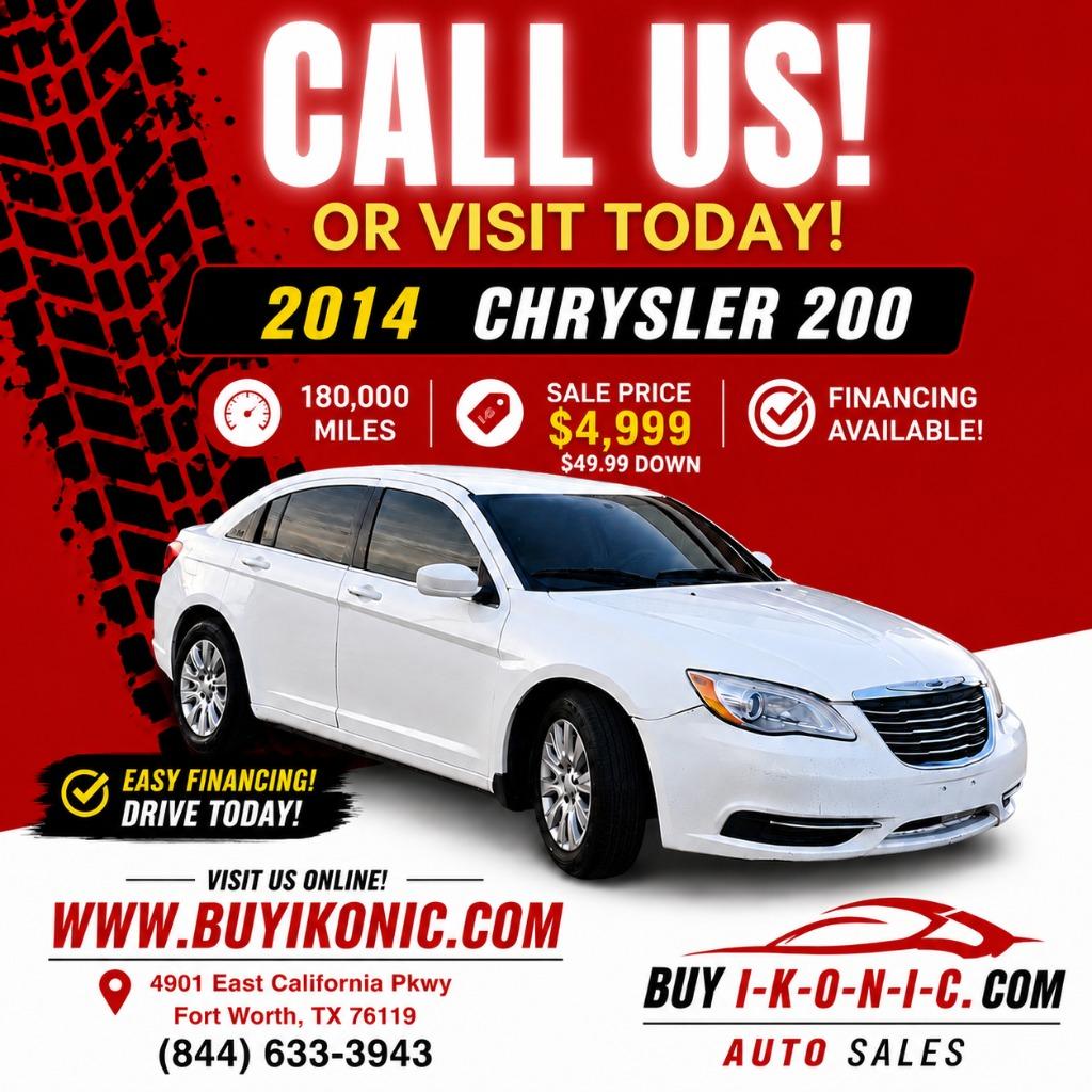 2014 Chrysler 200 - $4,999