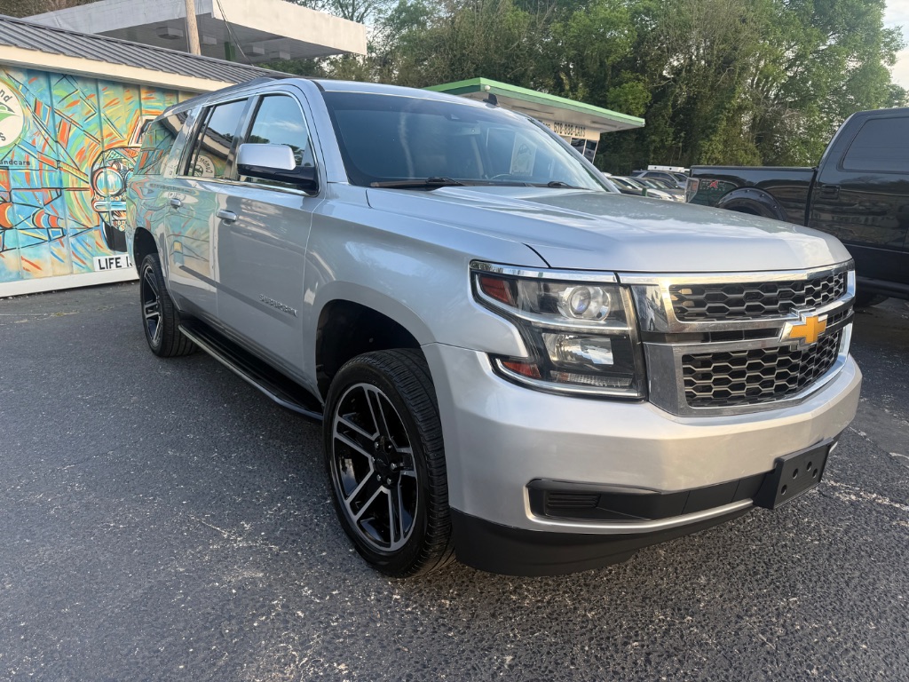 Silver 2015 Chevrolet Suburban 1500 LT 4WD SUV / Crossover Four-Wheel Drive Automatic