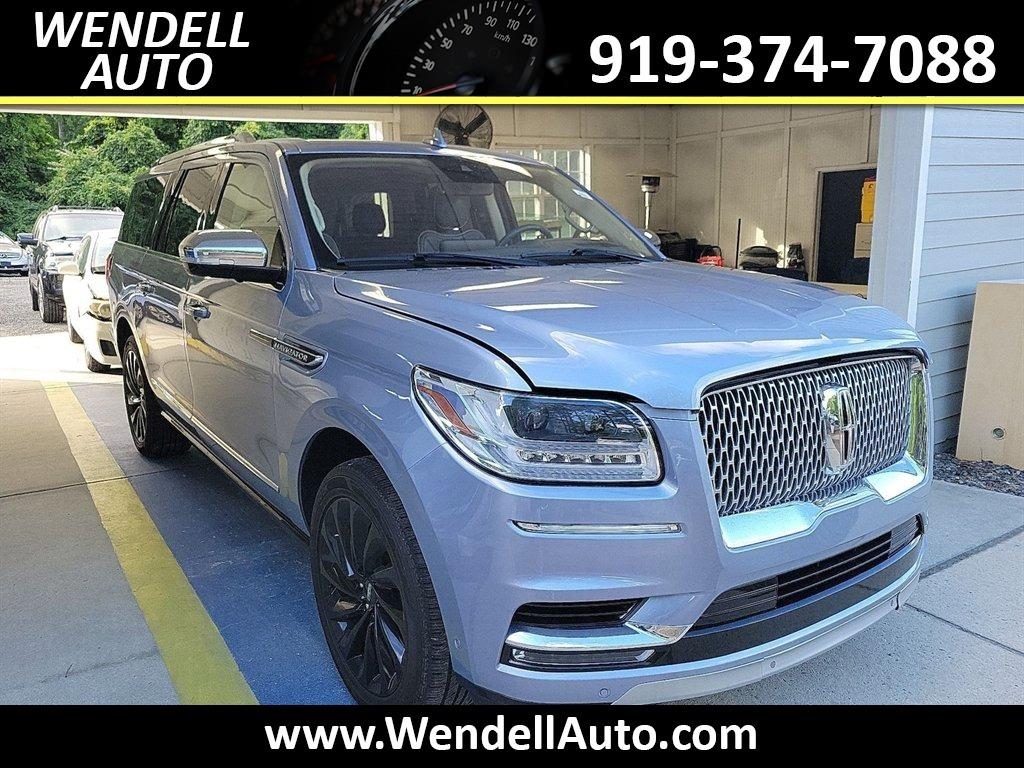 Crystal Blue 2020 Lincoln Navigator L Black Label 4WD SUV / Crossover Four-Wheel Drive Automatic