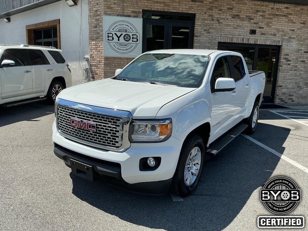 White 2018 GMC Canyon Pickup Truck Four-Wheel Drive Automatic
