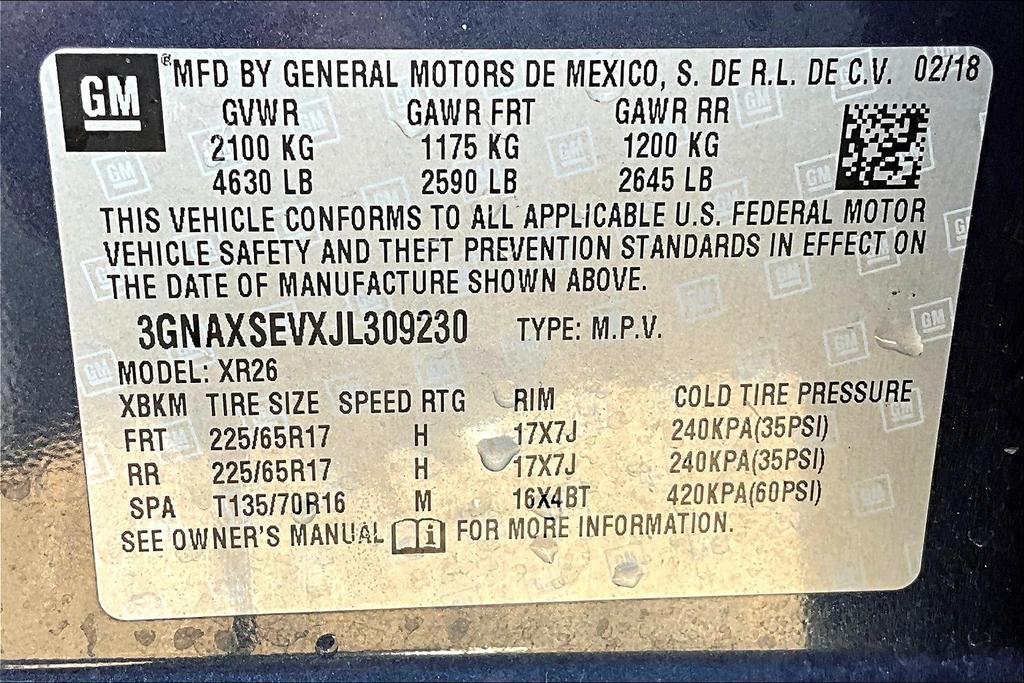 2018 Chevrolet Equinox LT photo