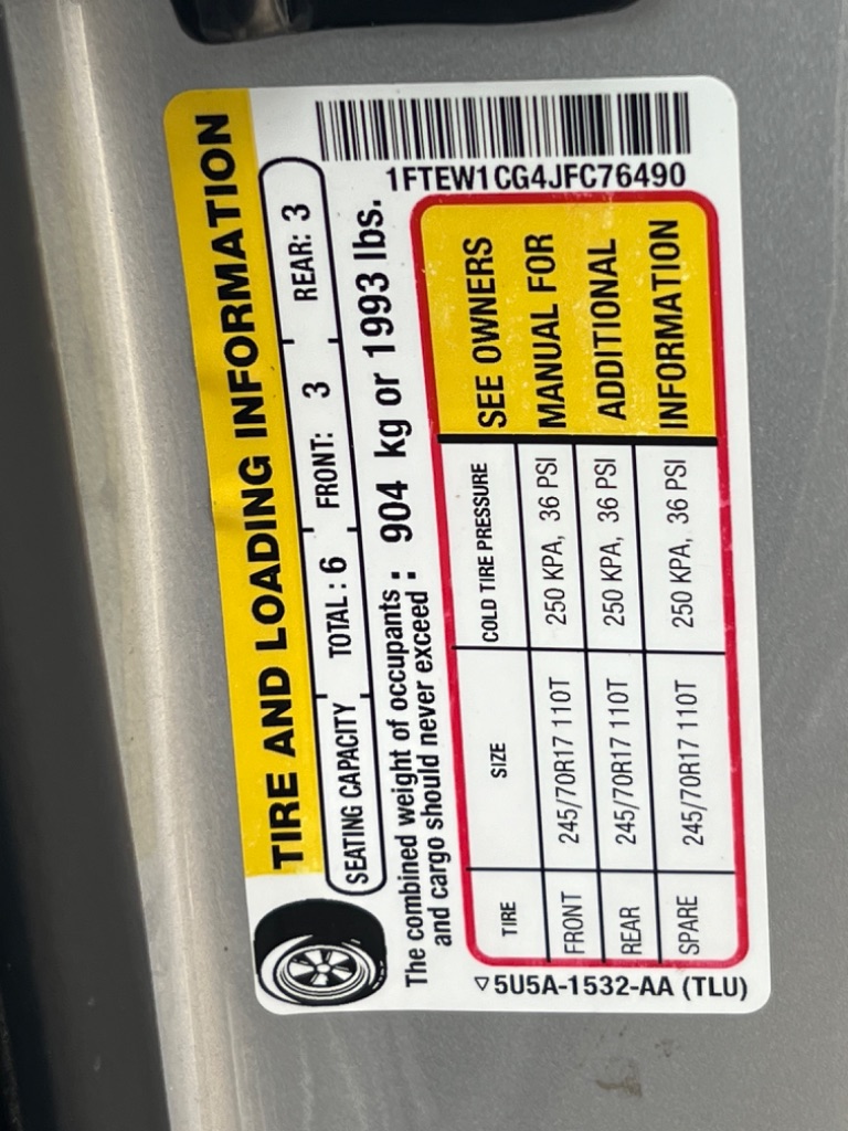 2018 Ford F-150 - $23,000