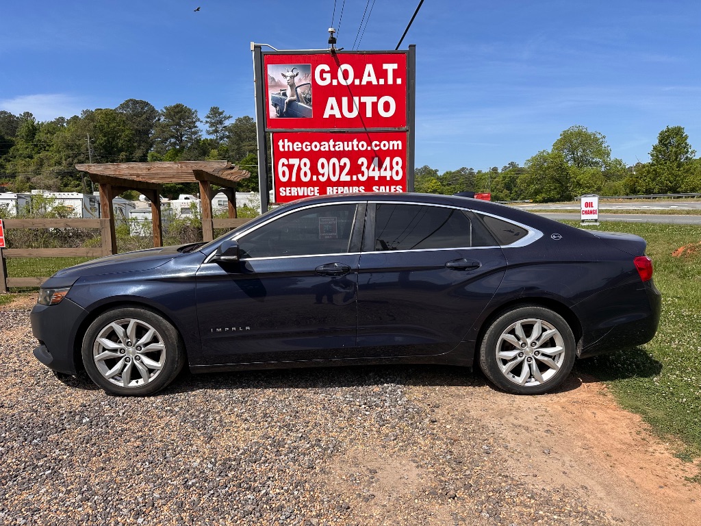 Blue 2017 Chevrolet Impala LT FWD Sedan Front-Wheel Drive Automatic