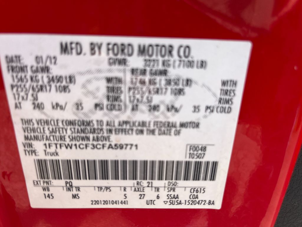 2012 Ford F-150 FX2 photo