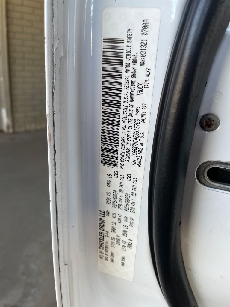 2014 Ram 1500 - $7,995