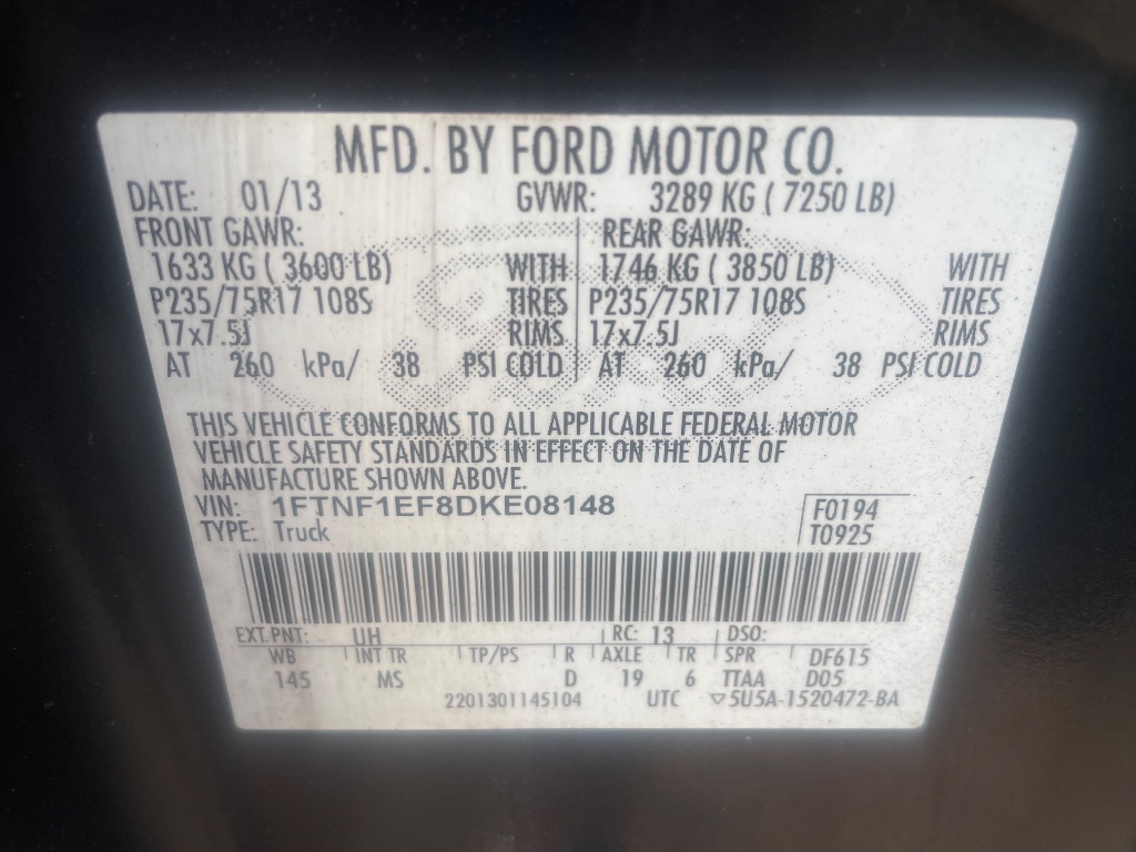 2013 Ford F-150 - $9,995