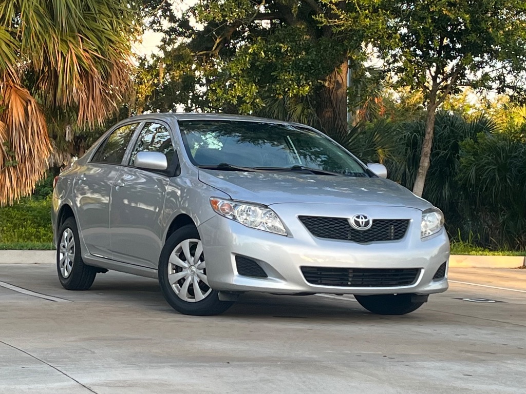 Silver 2010 Toyota Corolla Sedan Front-Wheel Drive Automatic