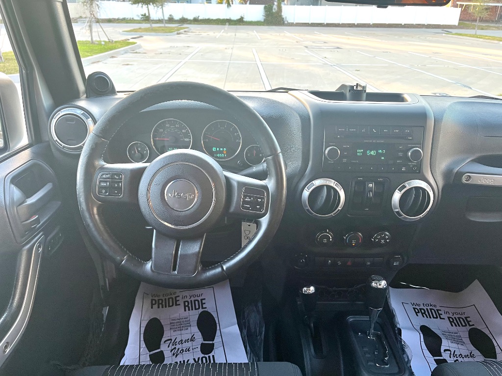 2012 Jeep Wrangler - $13,485