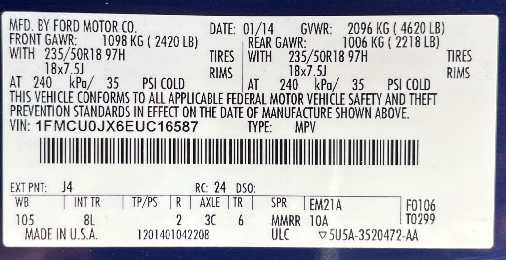 2014 Ford Escape Titanium photo