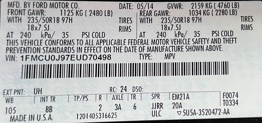 2014 Ford Escape - $7,995