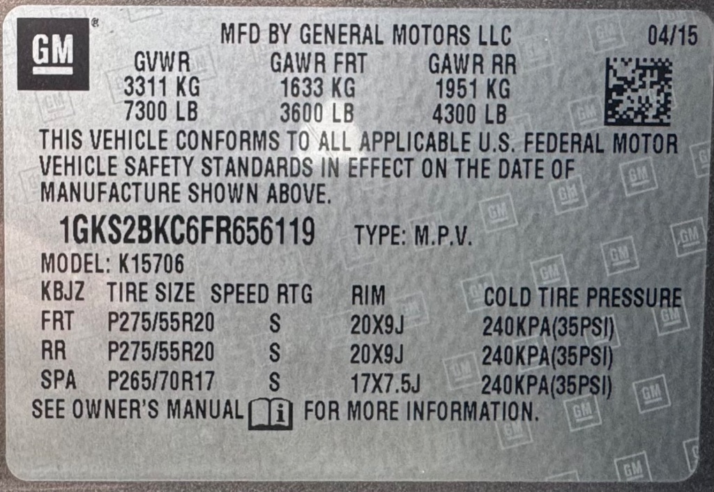 2015 GMC Yukon - $10,795