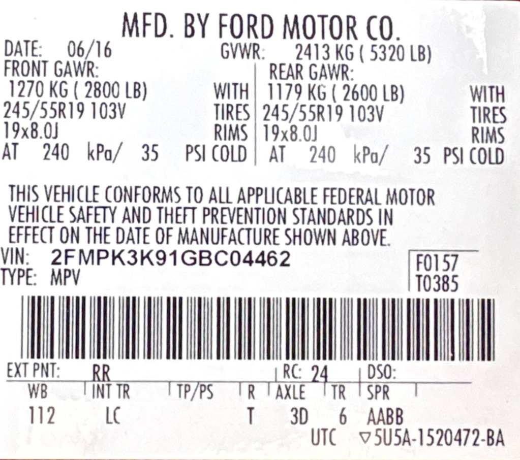 2016 Ford Edge - $10,995