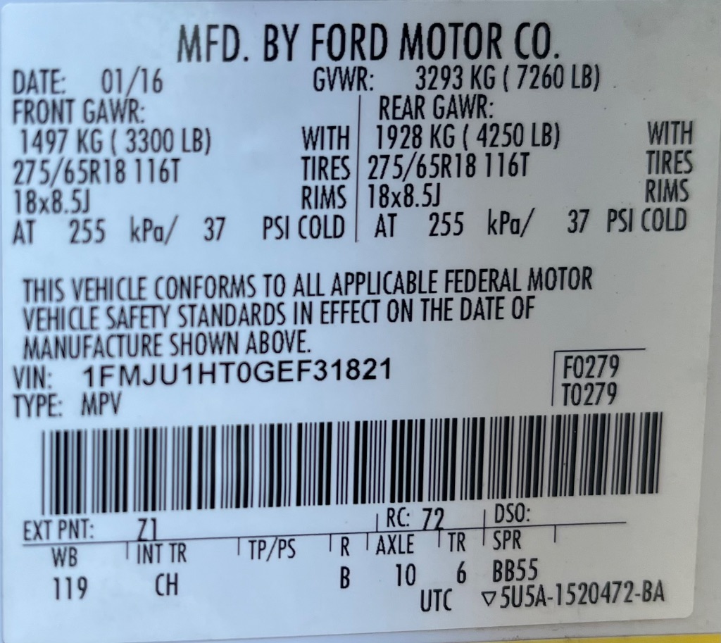 2016 Ford Expedition - $13,995