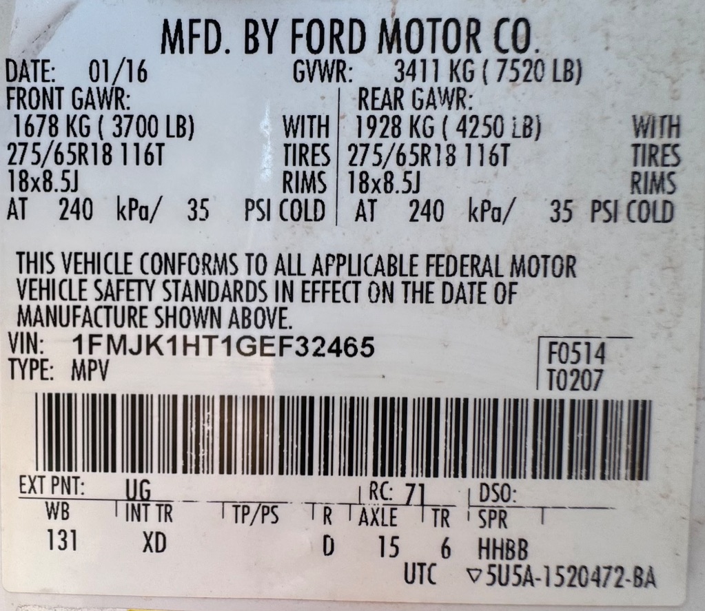 2016 Ford Expedition - $10,795