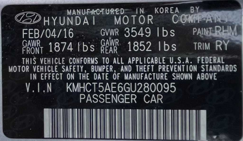 2016 Hyundai Accent SE photo