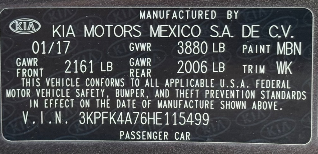 2017 Kia Forte LX photo