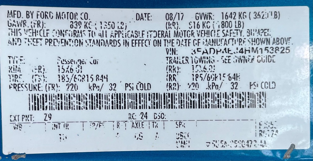 2017 Ford Fiesta - $6,995