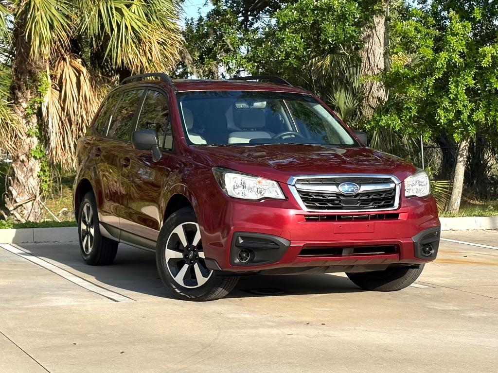 Red (BURGUNDY) 2018 Subaru Forester 2.5i SUV / Crossover All-Wheel Drive Automatic