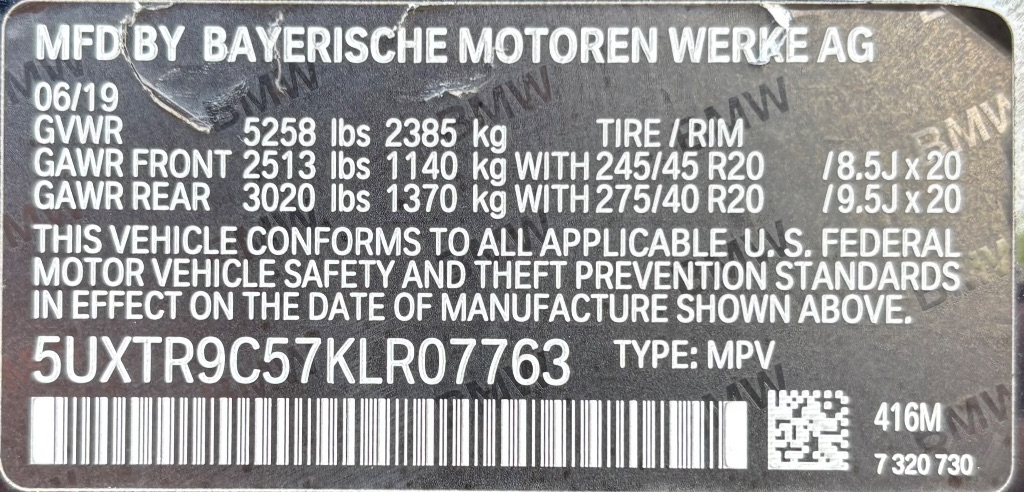 2019 BMW X3 - $16,995