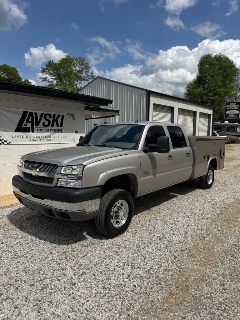 Brown 2004 Chevrolet Silverado 3500 LT Crew Cab LB 4WD Pickup Truck Four-Wheel Drive Automatic