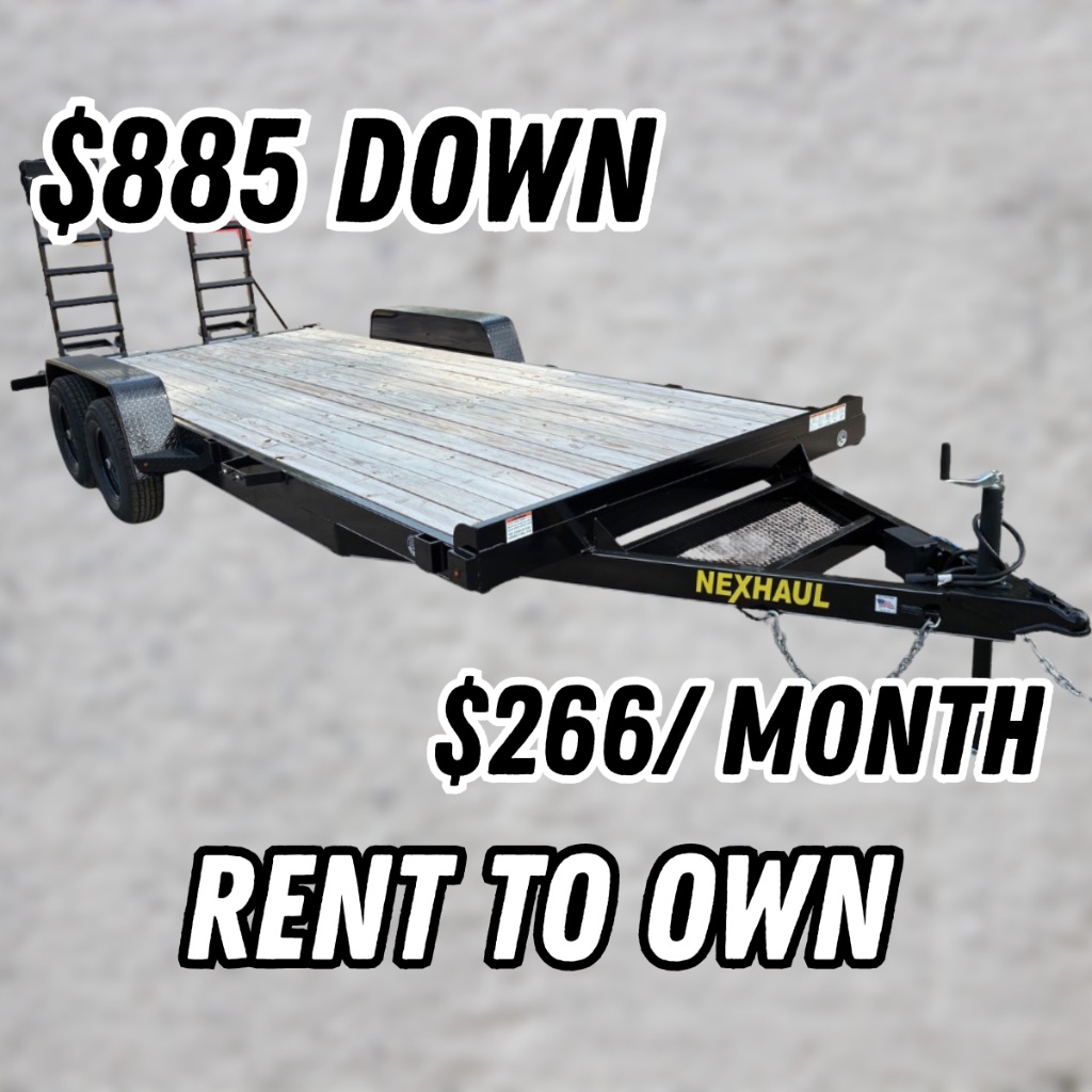 2026 NEXHAUL 7x20 Flatbed 10K - $5,900