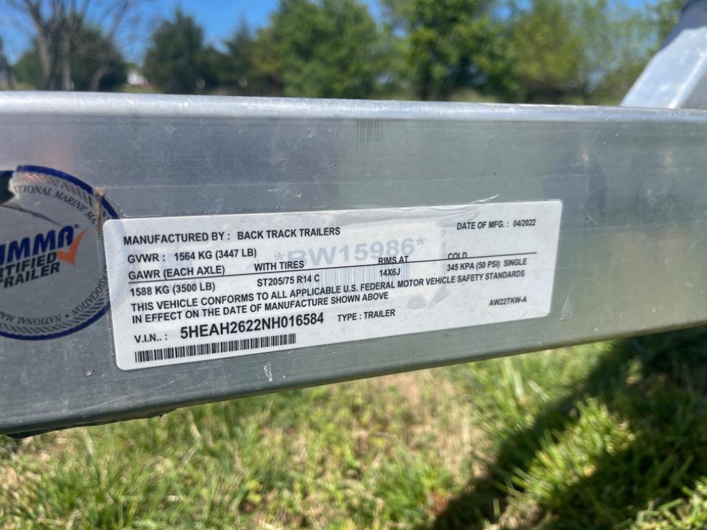 2022 Back Track Trailers Back Track Trailers - $52,500