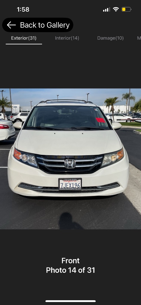 2015 Honda Odyssey EX-L photo