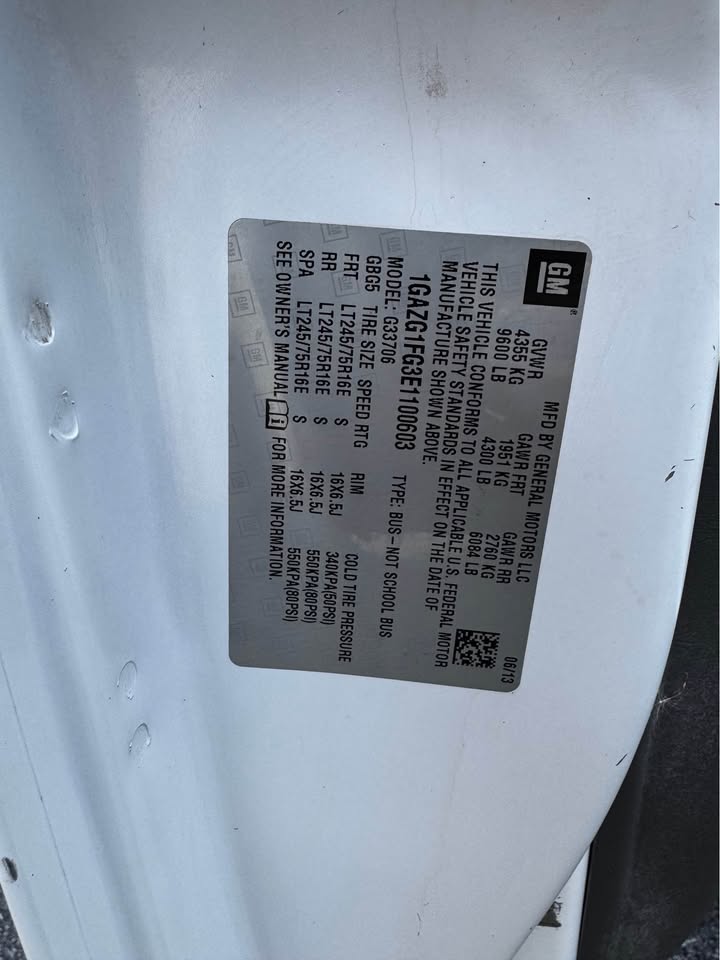2014 Chevrolet Express 3500 LT 3500 photo