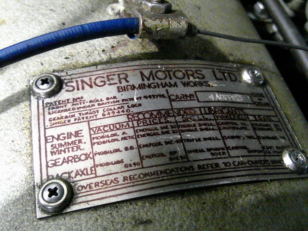 1954 Singer Roadster - $12,995