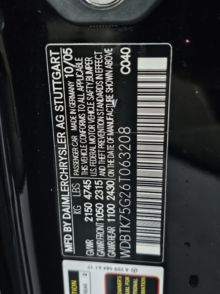 2006 Mercedes-Benz CLK-Class CLK500 photo