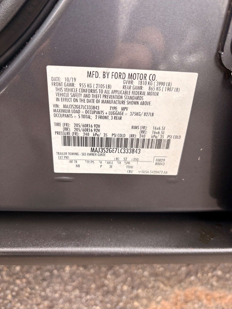 2020 Ford Ecosport - $5,478