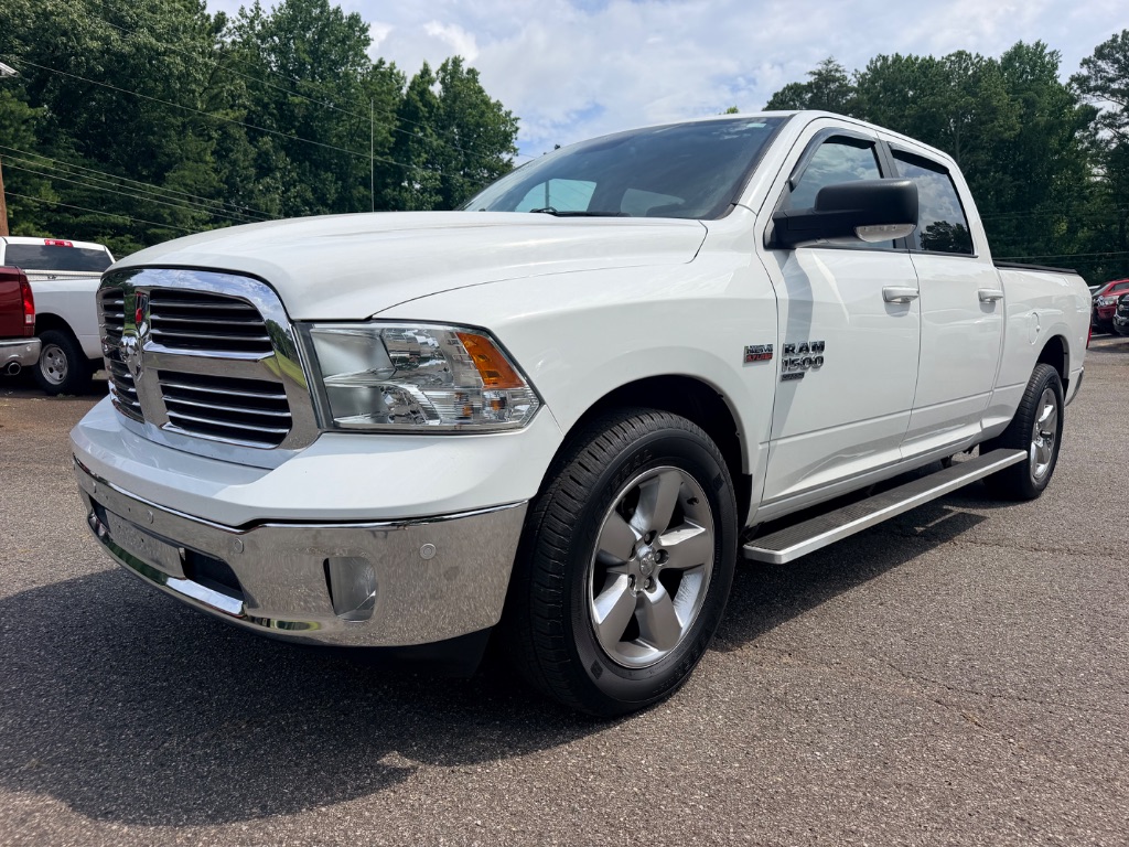 White 2019 RAM 1500 Pickup Truck Four-Wheel Drive Automatic