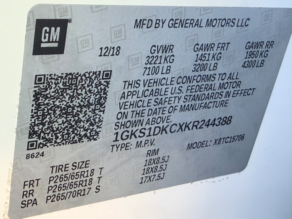 2019 GMC Yukon - $19,890