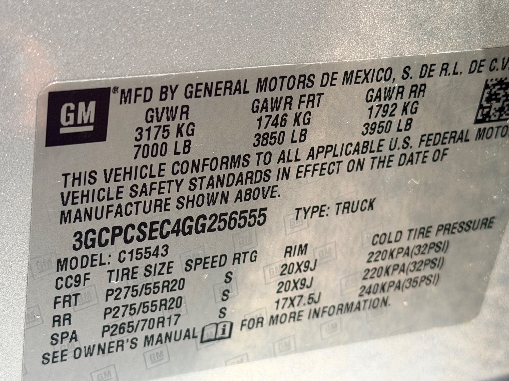 2016 Chevrolet Silverado - $17,877