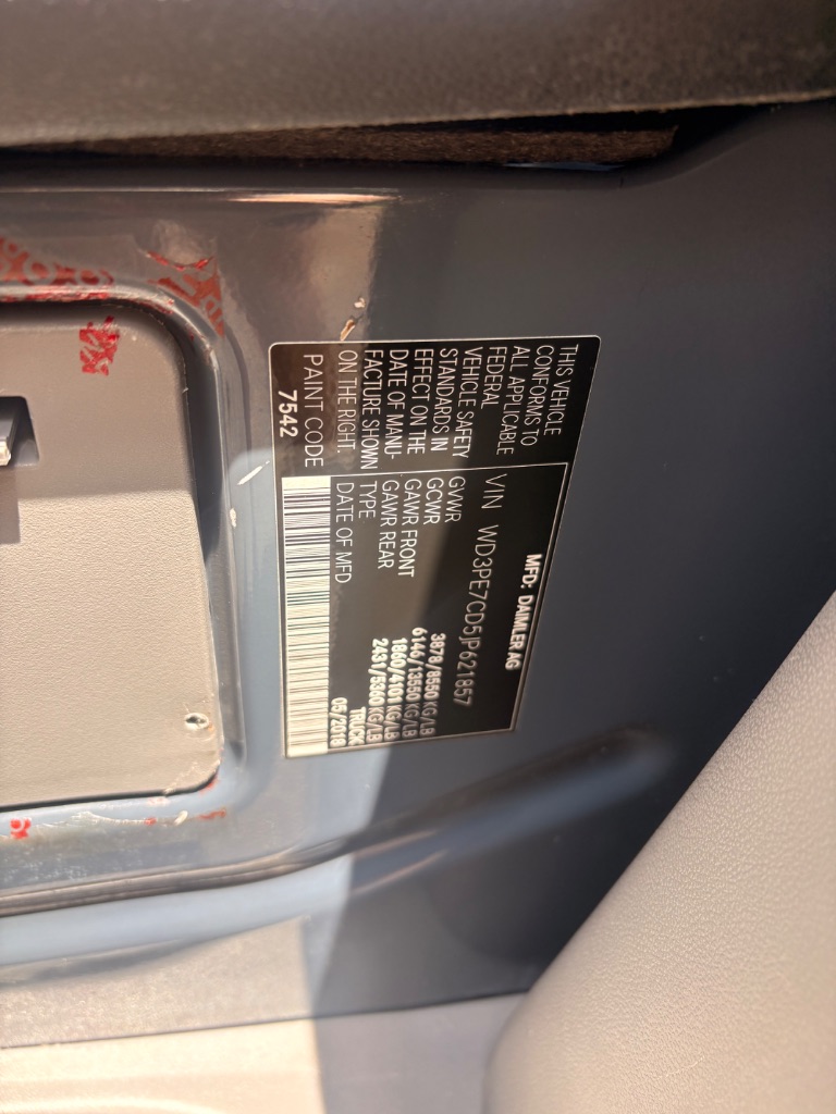 2018 Mercedes-Benz Sprinter - $20,898