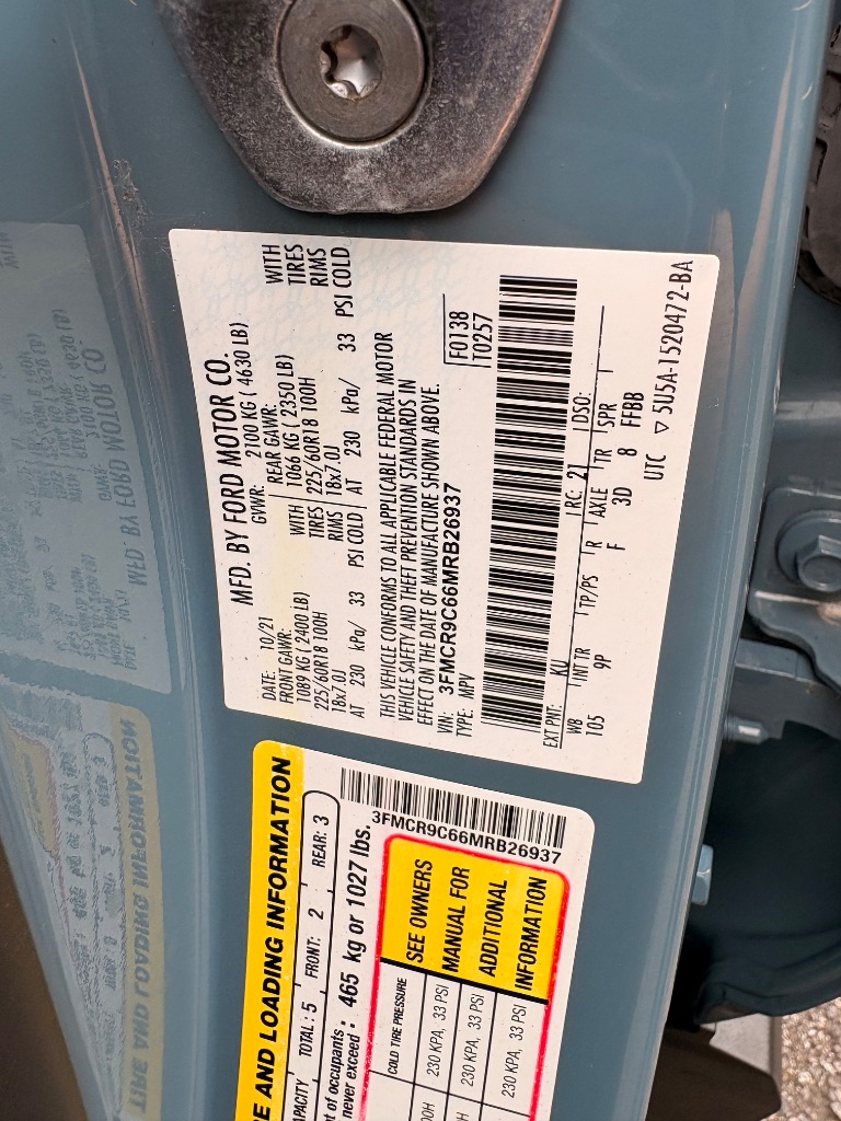 2021 Ford Bronco - $19,877