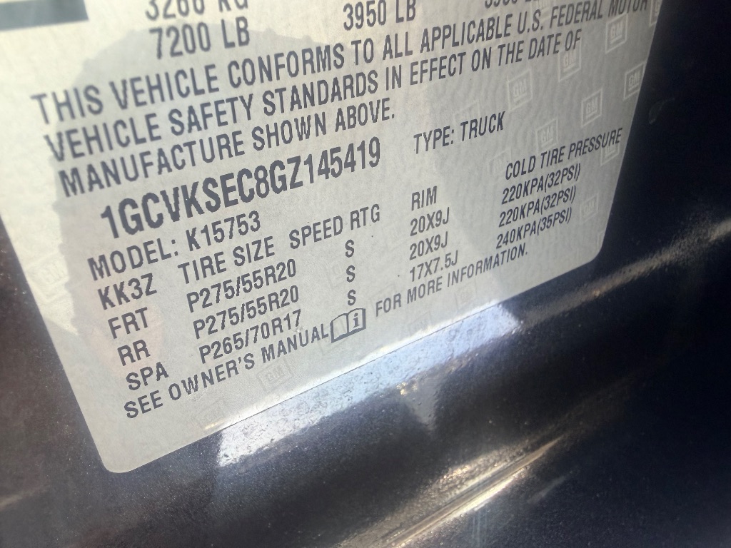 2016 Chevrolet Silverado - $12,767