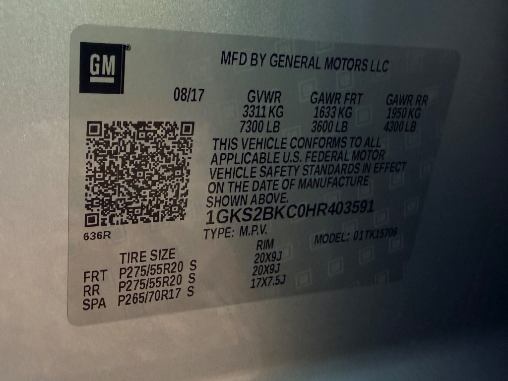 2017 GMC Yukon - $17,987